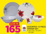 Always Home 12-Piece Dinner Set-Per Set
