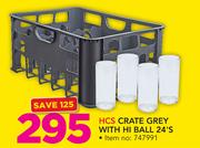 HCS Crate Grey With Hi Ball 24’s