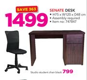 Studio Student Chair Black