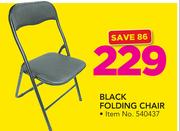 Black Folding Chair