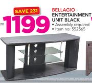 Bellagio Entertainment Unit Black