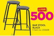 Bar Stool Black-For 2