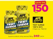 NPL Nutritional Test Surge-100's + 30's Each