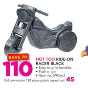 Hot Tod Ride-On Racer Black