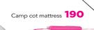 Chelino Camp Cot Mattress 