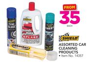 Shield Assorted Car Cleaning Products-Each
