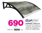 Duolite Awning 1200mm