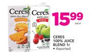 Ceres 100% Juice Blend-1L Each