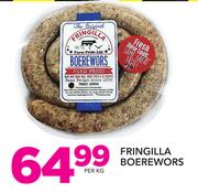 Fringilla Boerewors-Per Kg