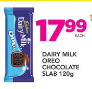 Dairy Milk Oreo Chocolate Slab-120g