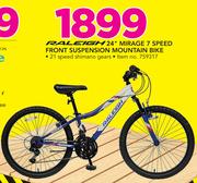 Raleigh 24” Mirage 7 Speed Front Suspension Mountain Bike