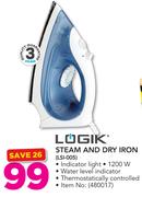 Logik Steam And Dry Iron LSI-005