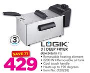 Logik 3Ltr Fryer RSH-245618-11