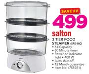 Salton 3 Tier Food Steamer SFS-100