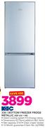 KIC 336Ltr Bottom Freezer Fridge Metallic KBF 634 1 ME