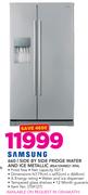 Samsung 660Ltr Side By Side Fridge Water And Ice Metallic RSA1DHMG1 XFA