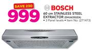 Bosch 60cm Stainless Steel Extractor DHU635GZA
