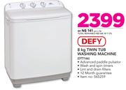 Defy Twin Tub Washing Machine DTT166
