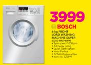 Bosch 6kg Front Load Washing Machine Silver LOAD WASHER W