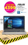 Asus 15.6” Intel Celeron NB X541