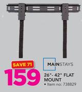 Mainstays 26”-42” Flat Mount