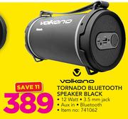 Volkano Tornado Bluetooth Speaker Black