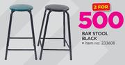 Bar Stool Black-For 2