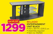 Bellagio Entertainment Unit Black (H51 x W110 x D39.5cm)