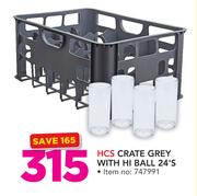 HCS Crate Grey With Hi Ball 24’s