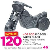 Hot Tod Ride-On Racer Black
