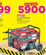 Ryobi 5.5KW Generator RG-6900K