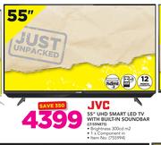 JVC 55" UHD Smart LED TV With Built In Soundbar LT-55N875