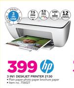 HP 3 In 1 Deskjet Printer 2130