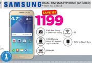 Samsung Dual Sim Smartphone J2 Gold