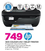 HP 3835 Colour 4 In 1 Inkjet Printer
