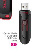 Sandisk Cruzer Blade 16GB USB 3.0 Flash Drive