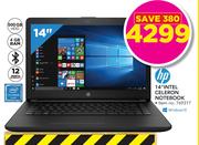 HP 14" Intel Celeron Notebook