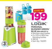 Logik Personal Blender Green/Blue RSH-080359 G-Each