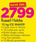 Russell Hobbs 15Kg Ice Maker