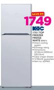 KIC 170Ltr Top Freezer Fridge White 518 1