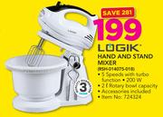 Logik Hand & Stand Mixer RSH-014075-018