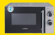 Logik 20Ltr Manual Microwave Oven White