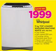 whirlpool washing machine 9kg top loader