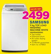 Samsung 9Kg Top Load Washing Machine White WA90H4200SW