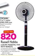 Russell Hobbs Luxury Pedestal Fan With Remote