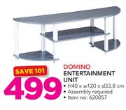 Domino Entertainment Unit H40 x W120 x D33.8cm
