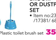 Addis Plastic Toilet Brush Set