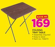 Folding Tray Table