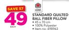 Always Home Standard Quilted Ball Fiber Pillow-Each