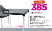 Tuscany Table Black
